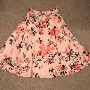 Modcloth floral skirt